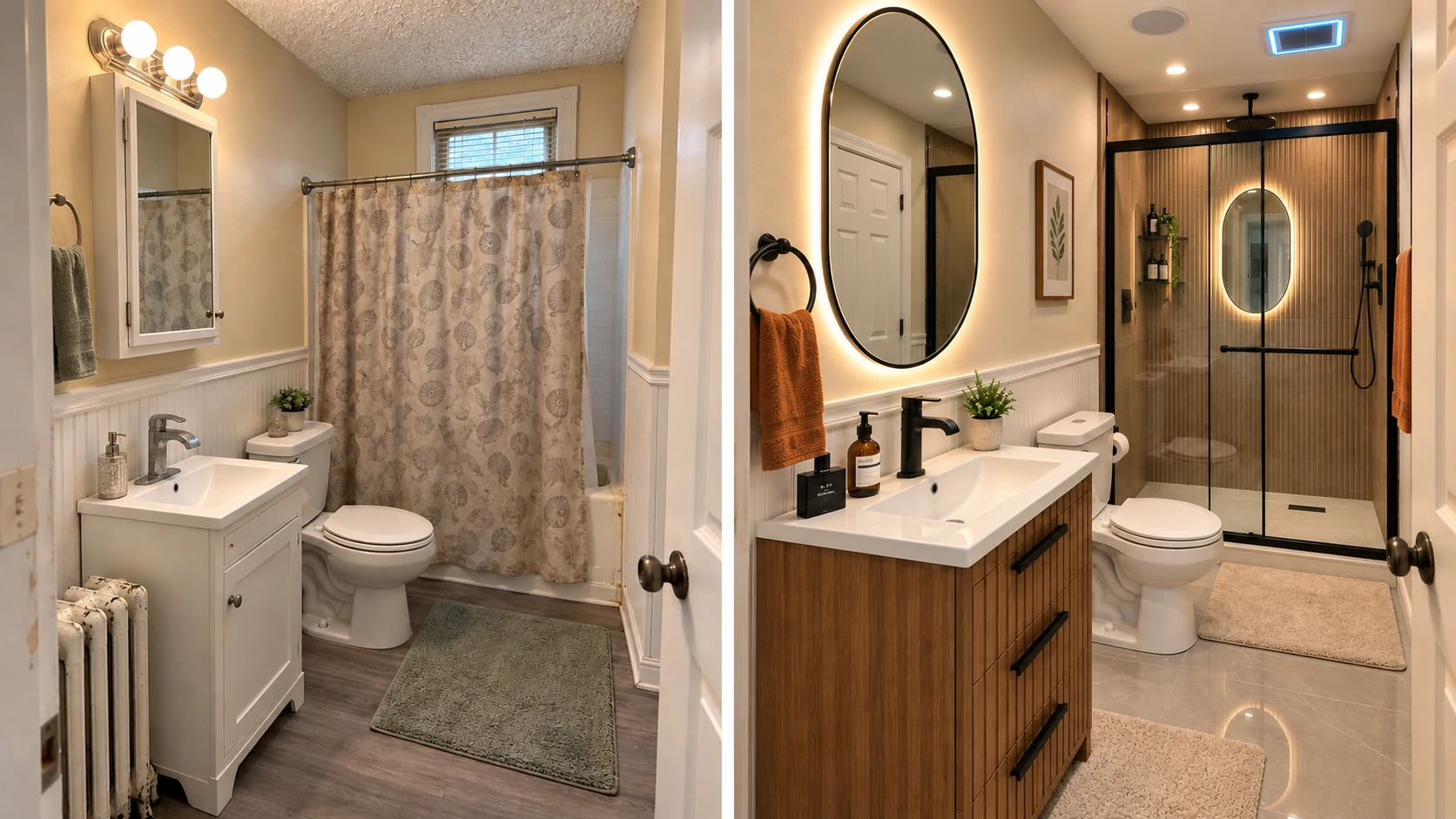 How Long Does It Take to Remodel a Small Bathroom? A Realistic Timeline (With a Before & After)
